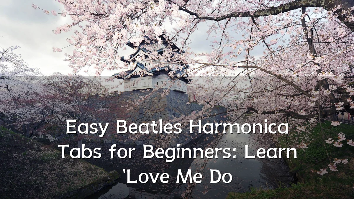 Easy Beatles Harmonica Tabs for Beginners: Learn 'Love Me Do