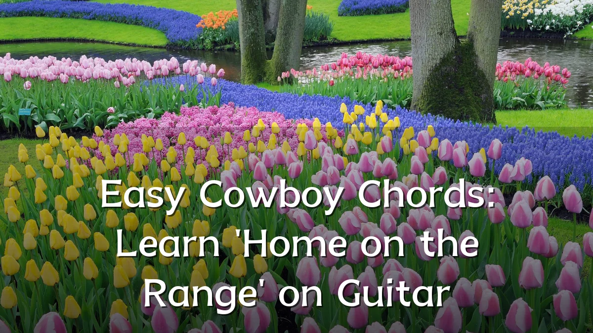 Easy Cowboy Chords: Learn 'Home on the Range' on Guitar