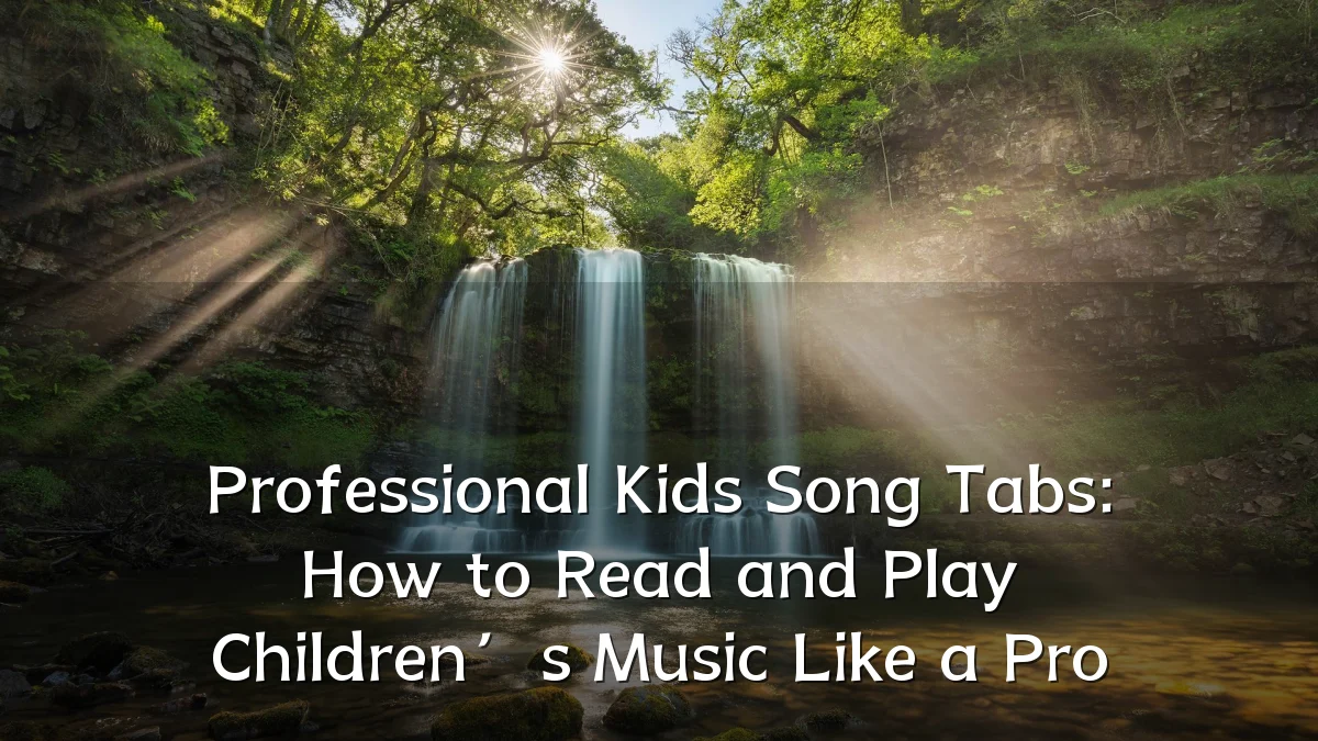 Professional Kids Song Tabs: How to Read and Play Children’s Music Like a Pro
